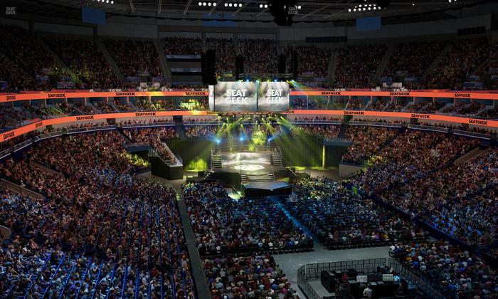 Smoothie King Center - Section 310 Seat View