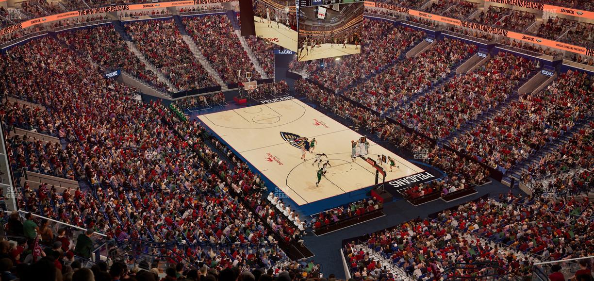 Smoothie King Center - Section 311 Seat View
