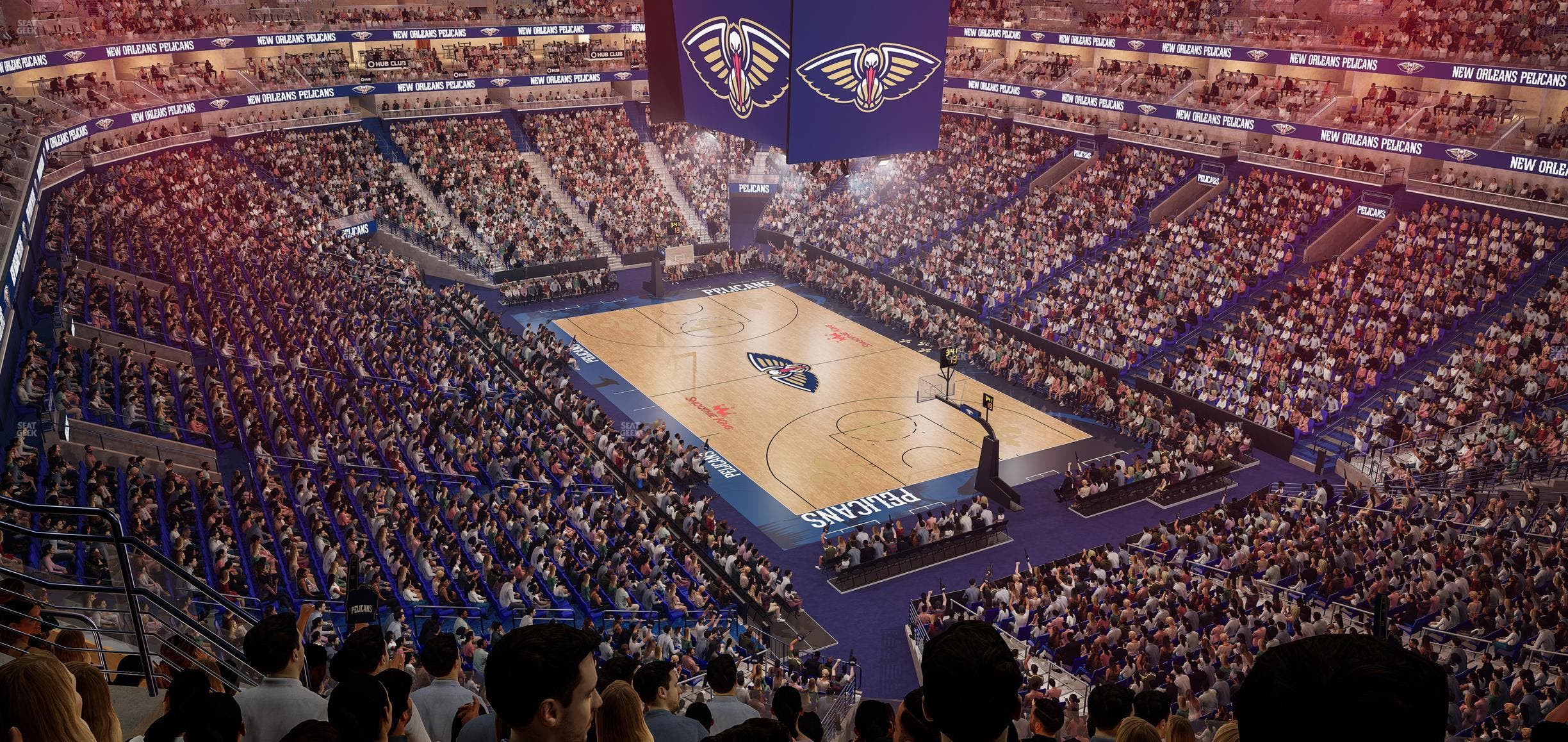Smoothie King Center - Section 311 Seat View