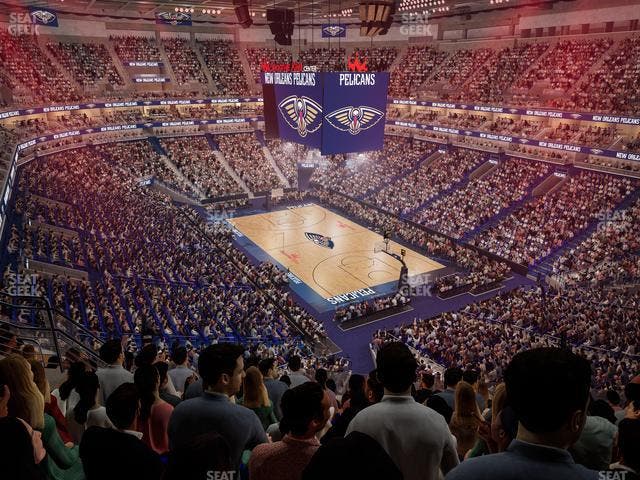 Smoothie King Center - Section 311 Seat View