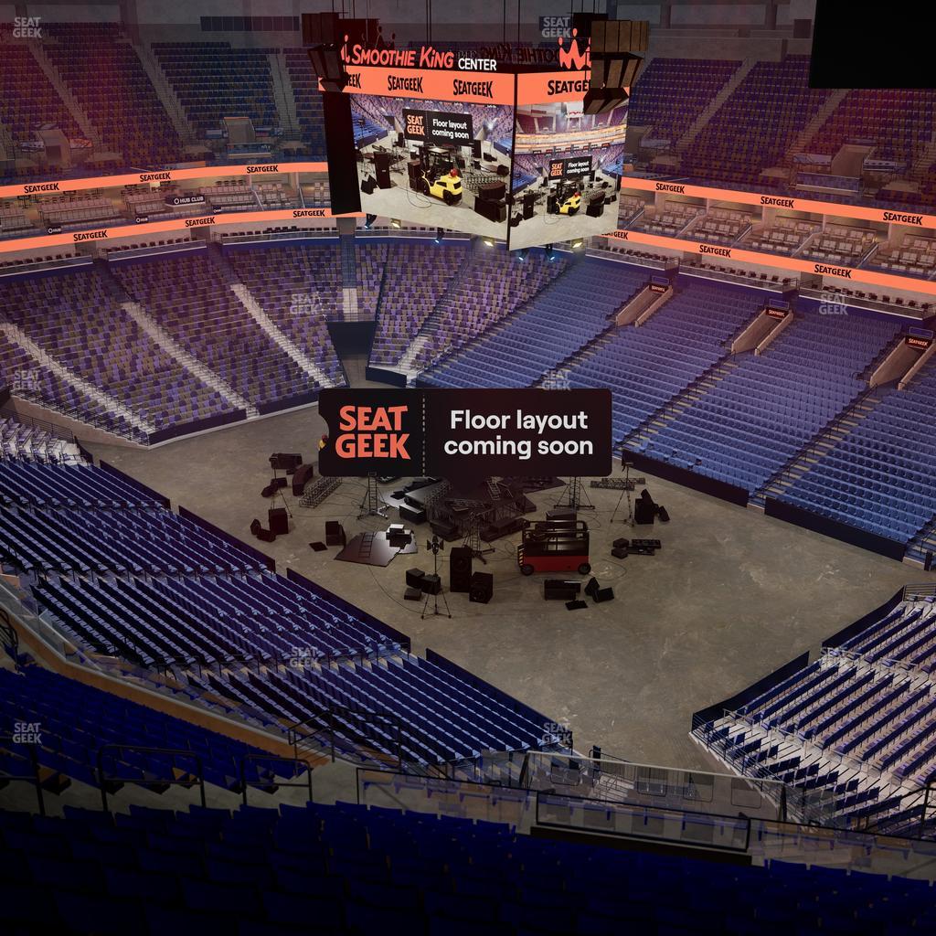 Smoothie King Center - Section 312 Seat View