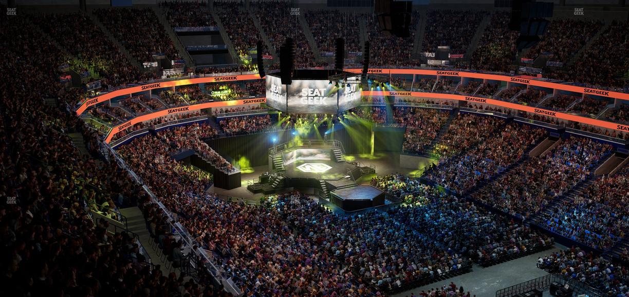 Smoothie King Center - Section 312 Seat View