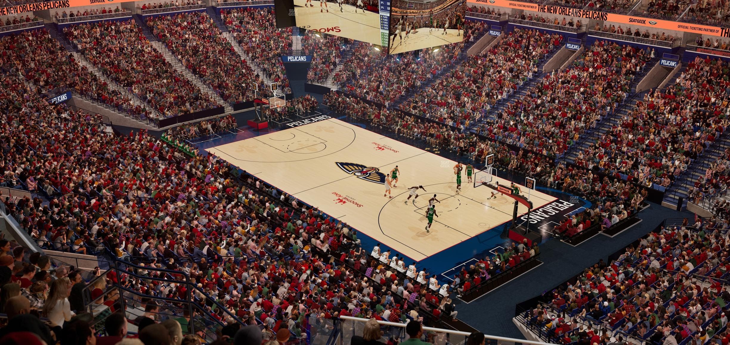 Smoothie King Center - Section 312 Seat View