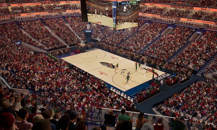 Smoothie King Center - Section 312 Seat View