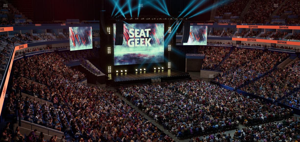 Smoothie King Center - Section 312 Seat View