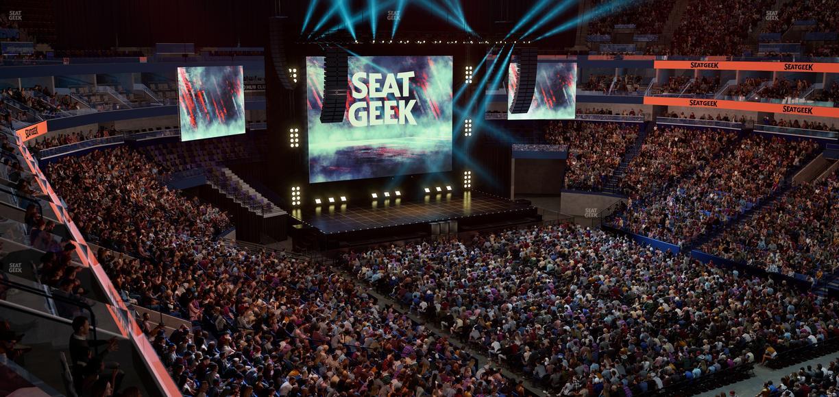 Smoothie King Center - Section 313 Seat View