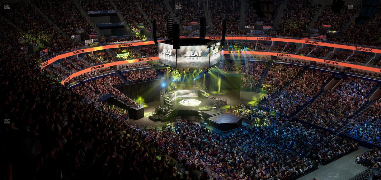 Smoothie King Center - Section 313 Seat View