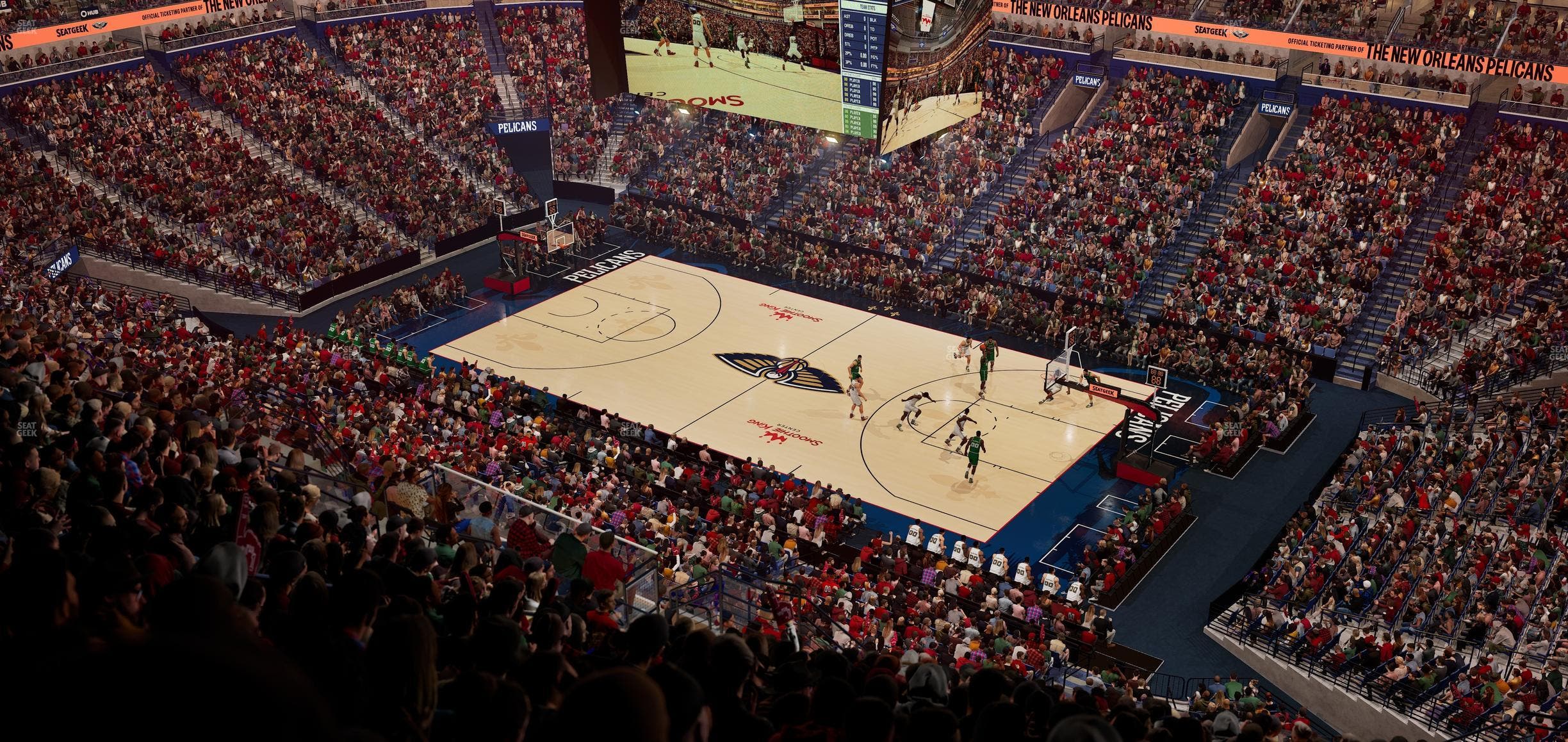 Smoothie King Center - Section 313 Seat View