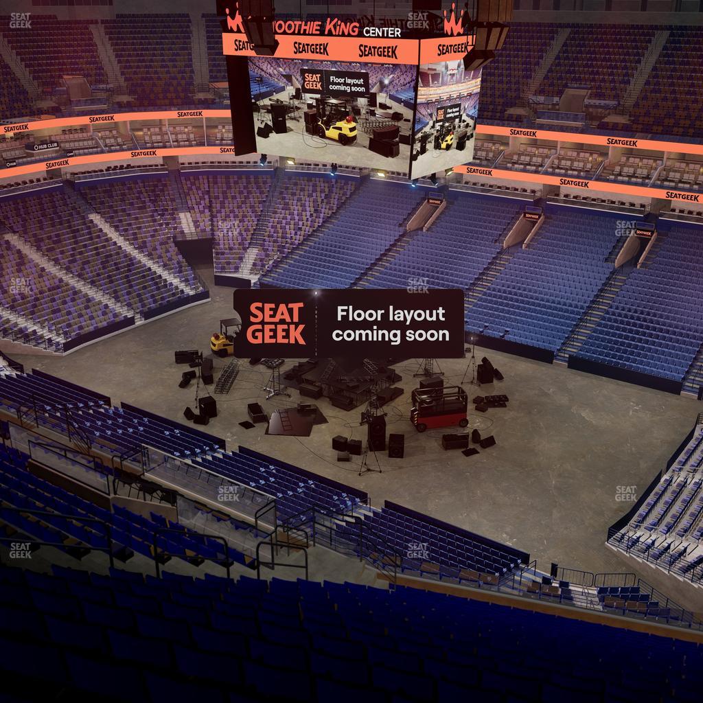 Smoothie King Center - Section 313 Seat View
