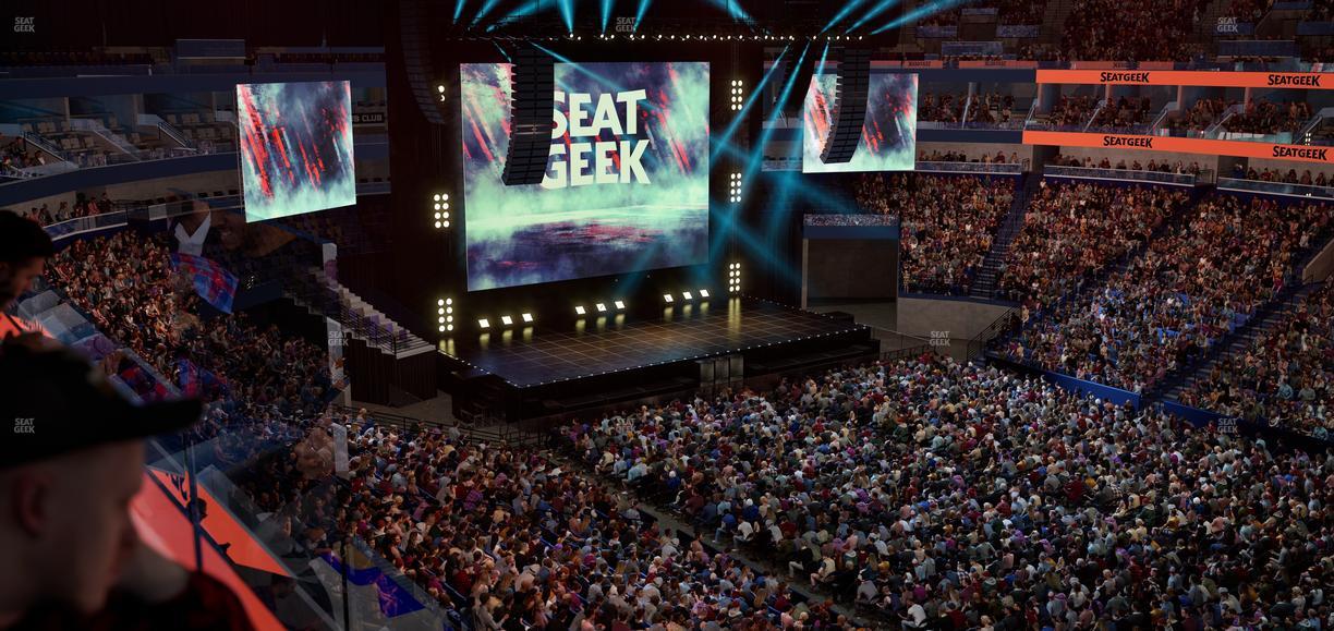 Smoothie King Center - Section 314 Seat View