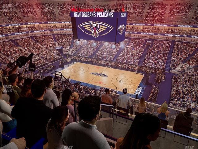 Smoothie King Center - Section 314 Seat View
