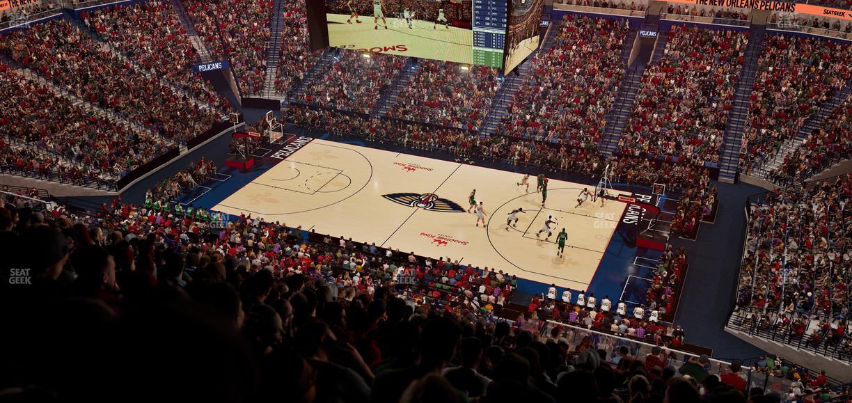 Smoothie King Center - Section 314 Seat View