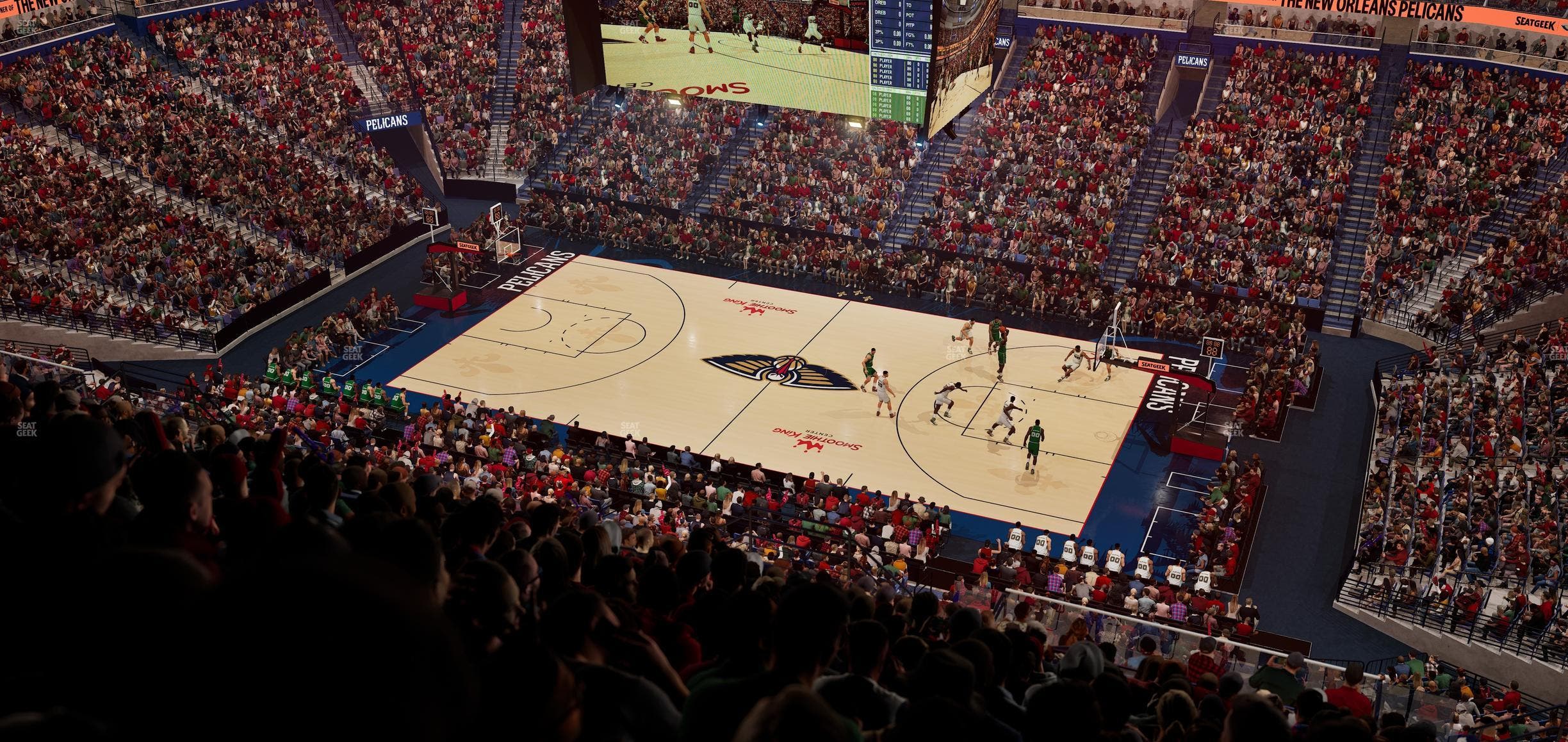 Smoothie King Center - Section 314 Seat View