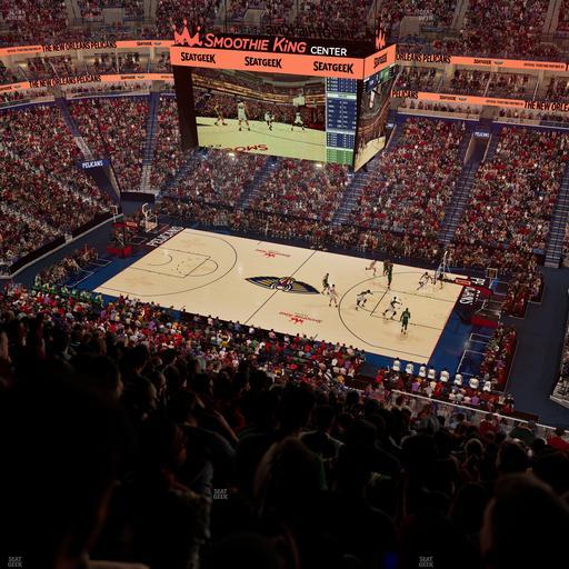 Smoothie King Center - Section 314 Seat View