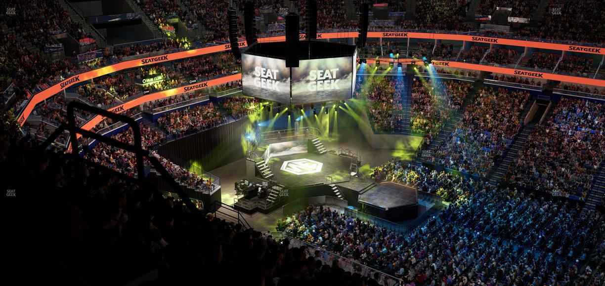 Smoothie King Center - Section 315 Seat View