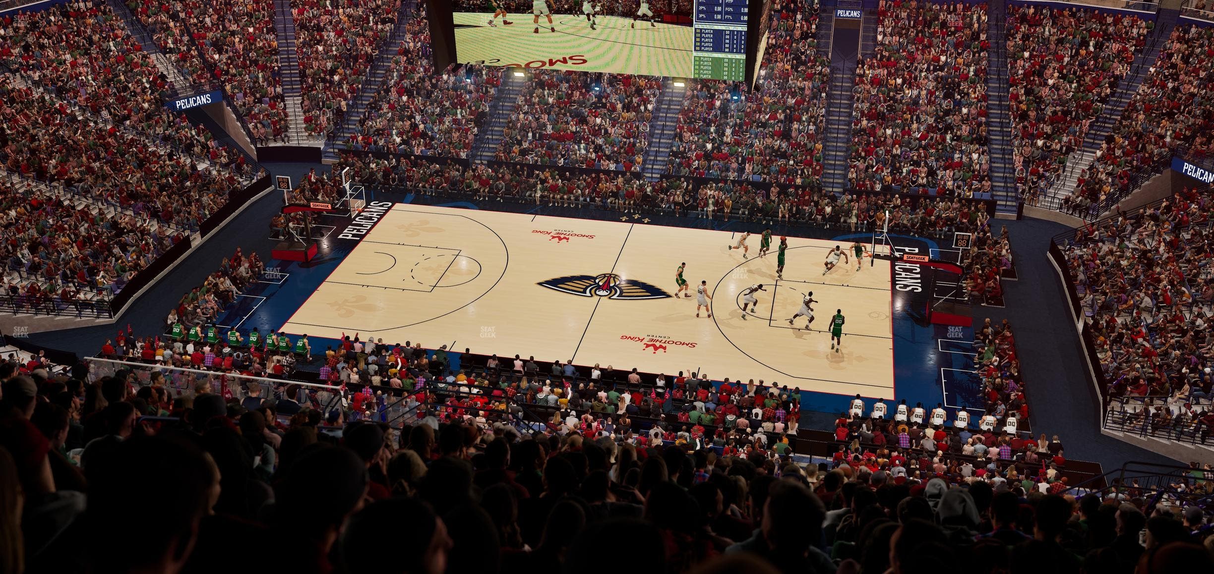 Smoothie King Center - Section 315 Seat View