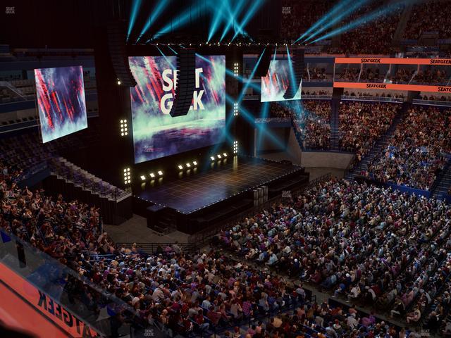 Smoothie King Center - Section 316 Seat View