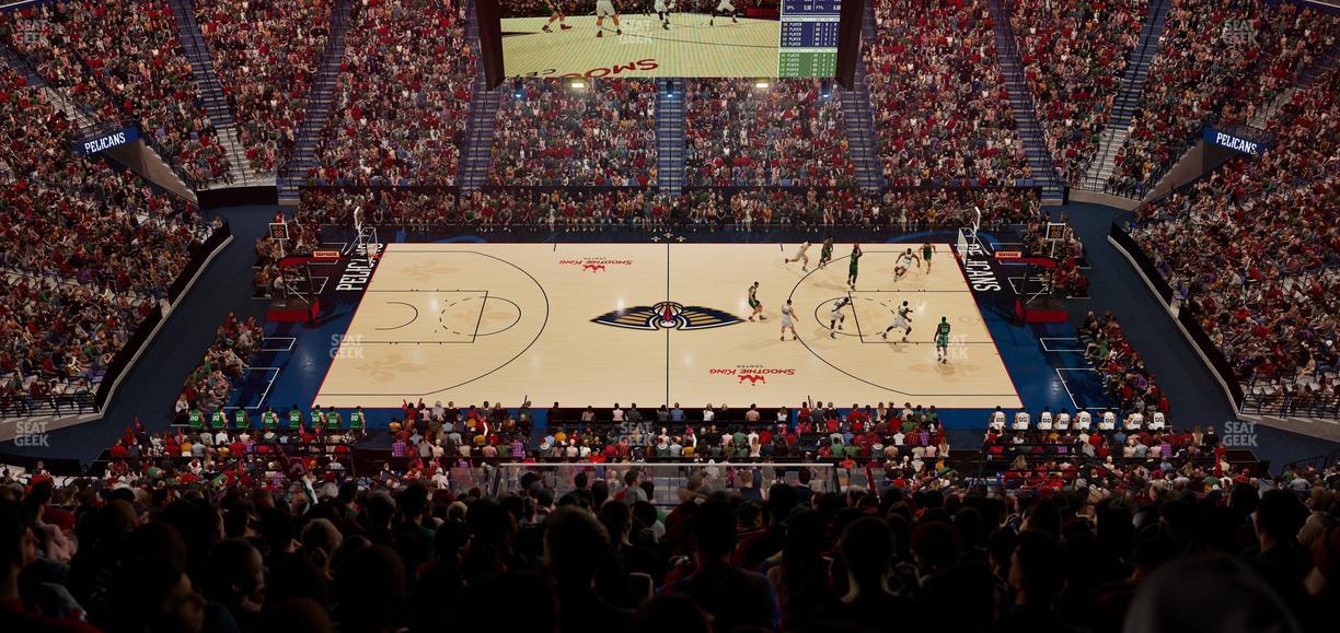 Smoothie King Center - Section 316 Seat View