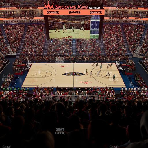 Smoothie King Center - Section 316 Seat View