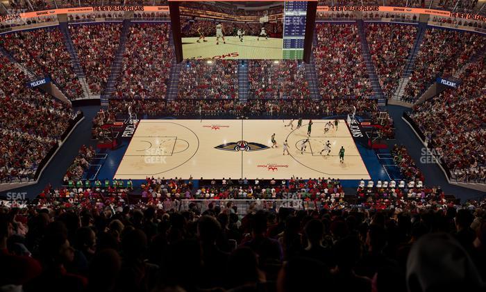 Smoothie King Center - Section 316 Seat View
