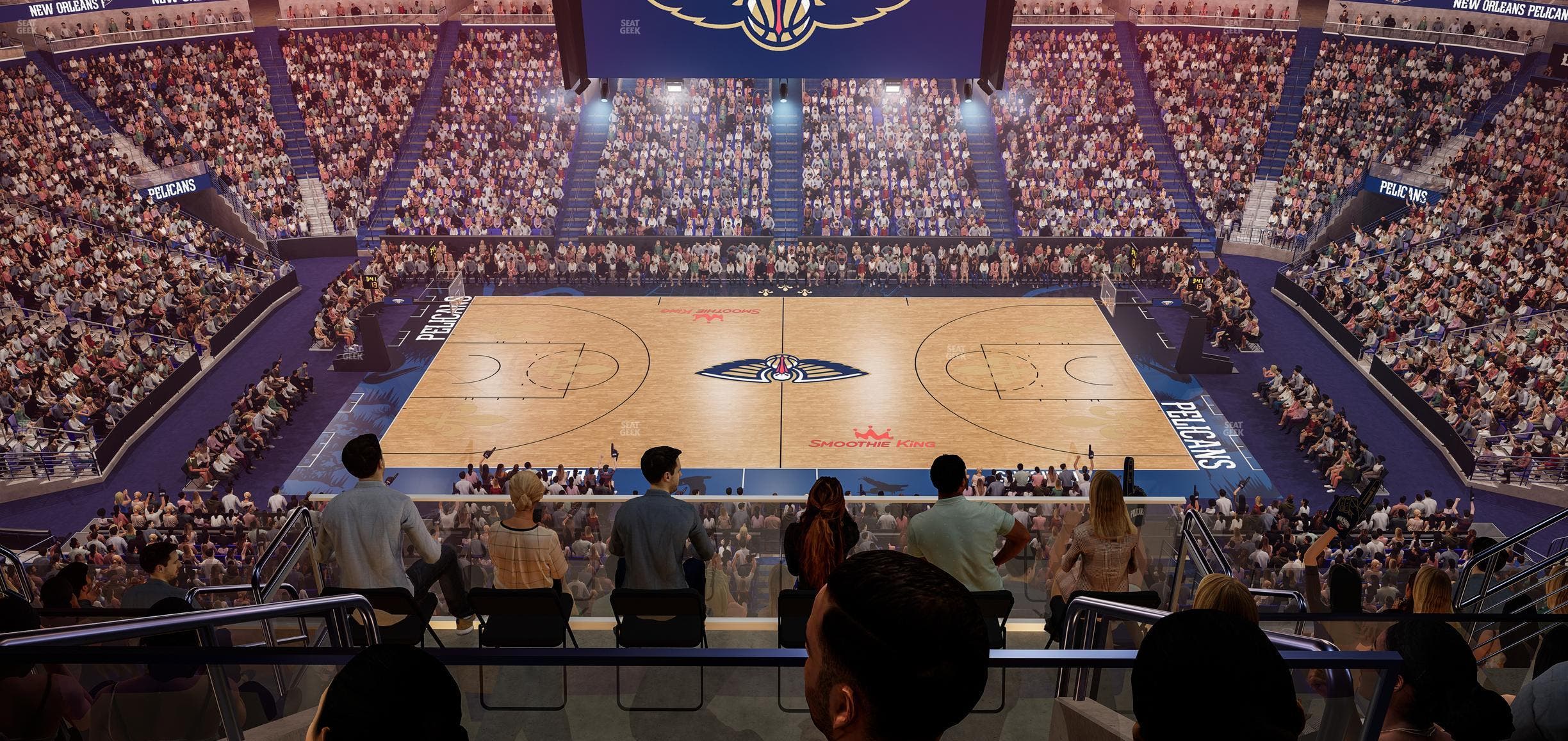 Smoothie King Center - Section 316 Seat View
