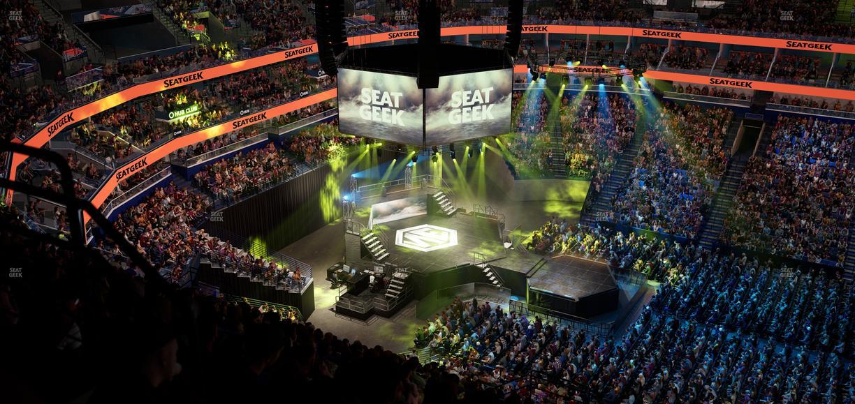 Smoothie King Center - Section 316 Seat View