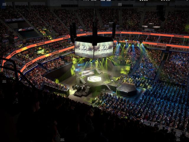 Smoothie King Center - Section 316 Seat View