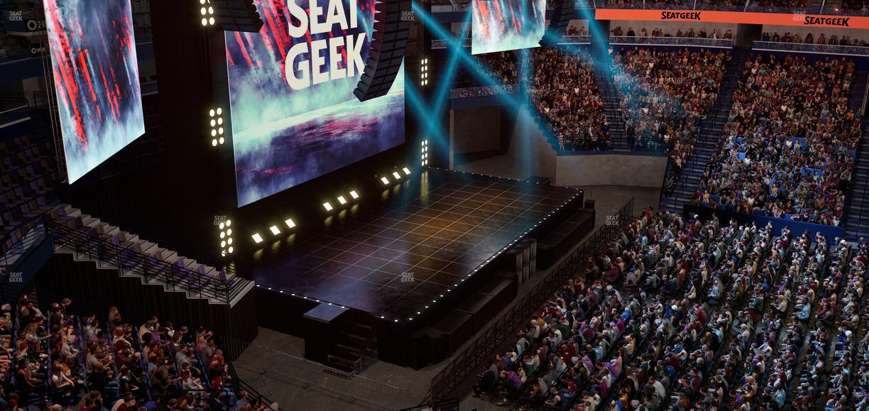 Smoothie King Center - Section 317 Seat View