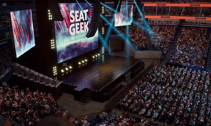 Smoothie King Center - Section 317 Seat View