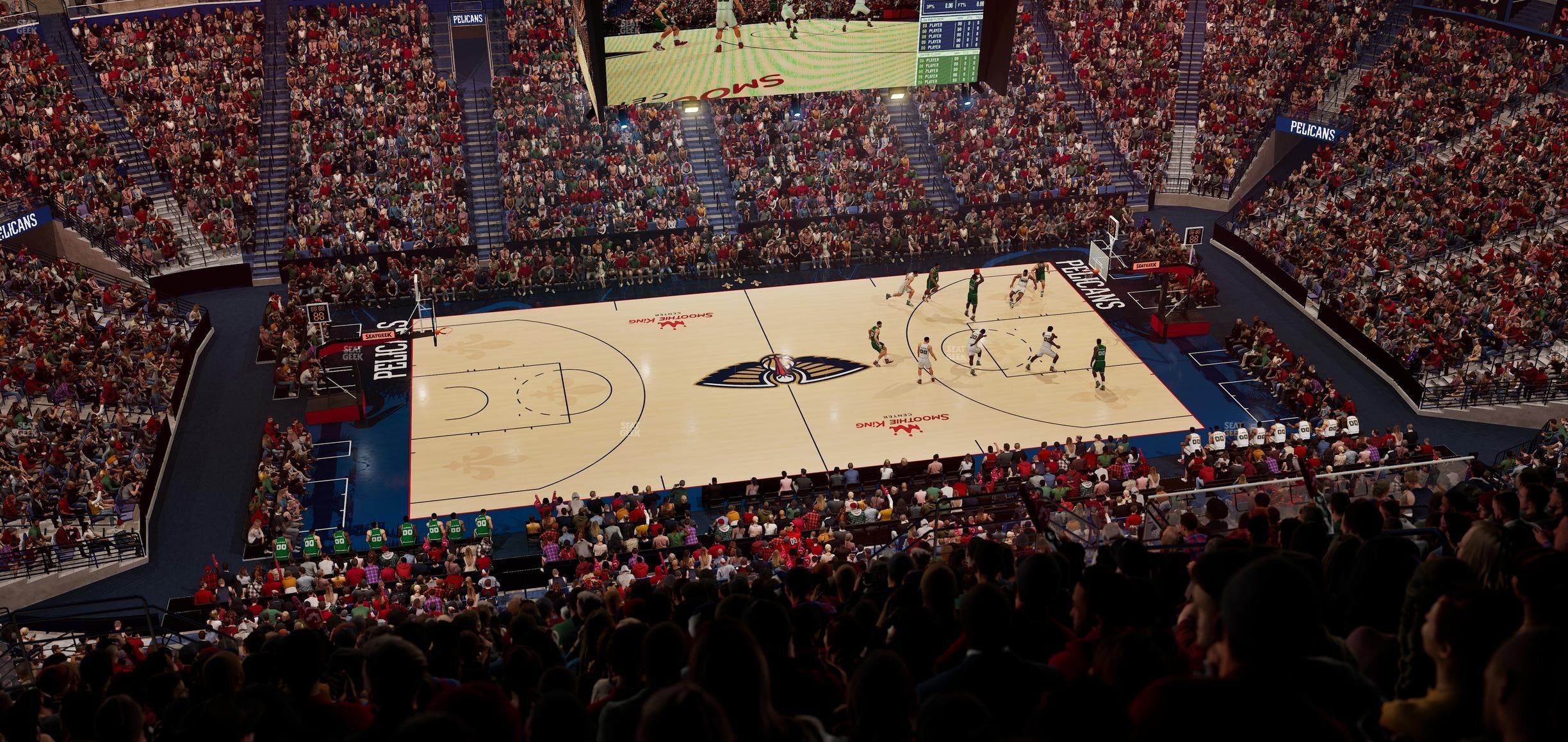 Smoothie King Center - Section 317 Seat View