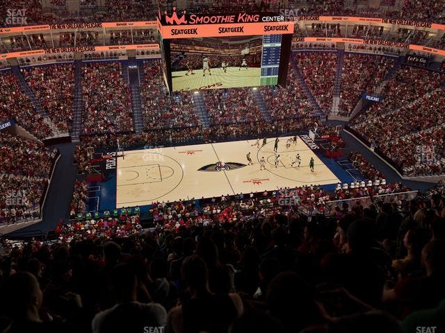 Smoothie King Center - Section 317 Seat View