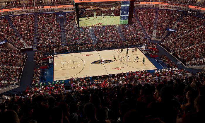 Smoothie King Center - Section 317 Seat View