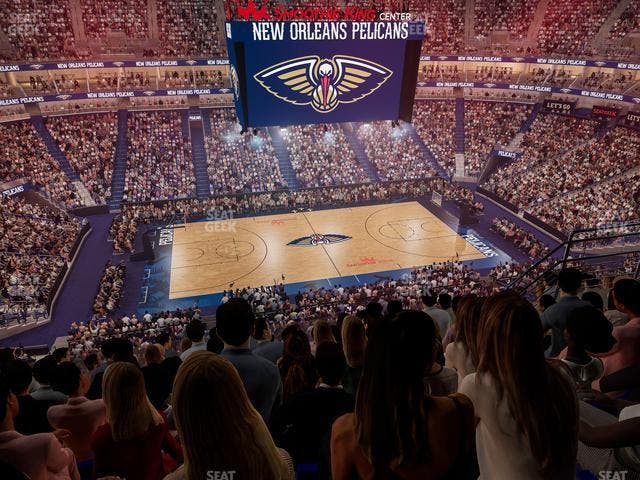 Smoothie King Center - Section 317 Seat View