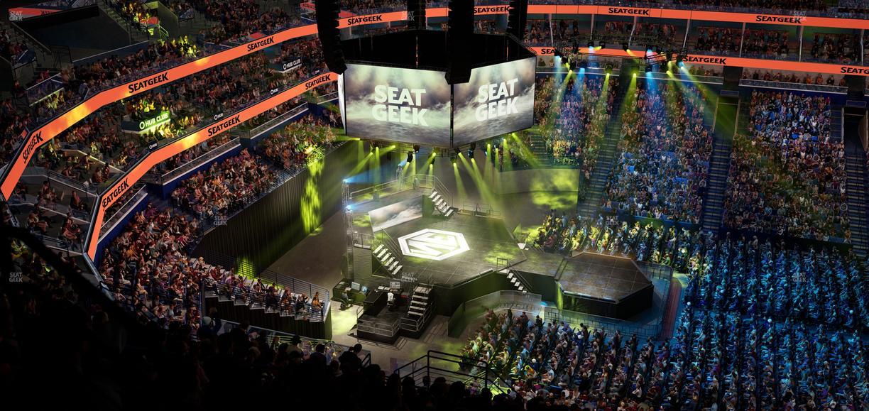 Smoothie King Center - Section 317 Seat View