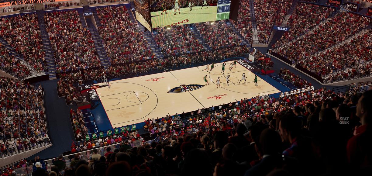 Smoothie King Center - Section 318 Seat View