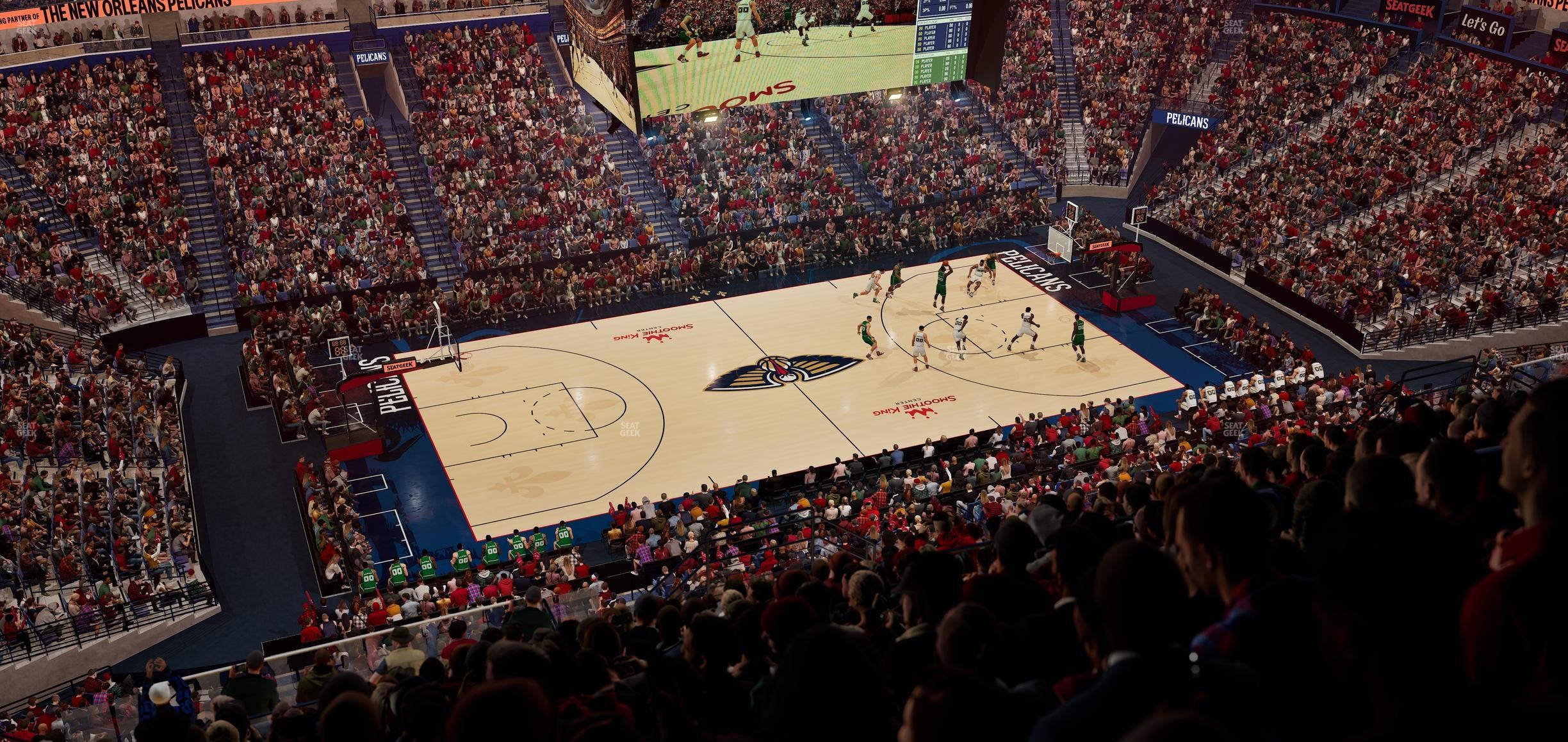 Smoothie King Center - Section 318 Seat View