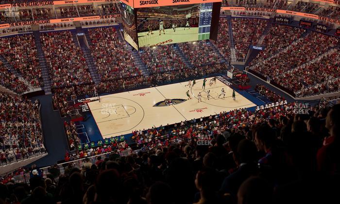 Smoothie King Center - Section 318 Seat View