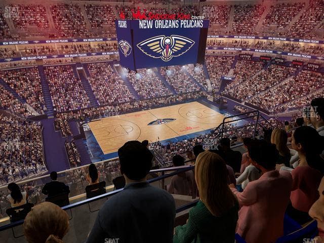 Smoothie King Center - Section 318 Seat View