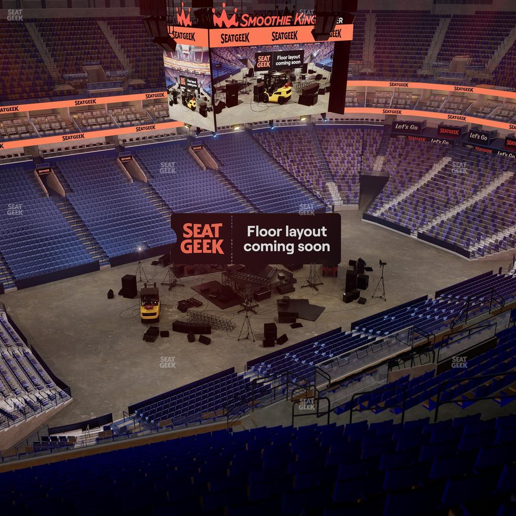 Smoothie King Center - Section 319 Seat View