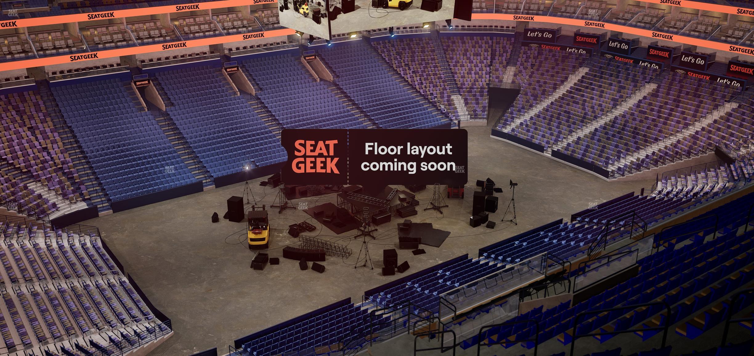 Smoothie King Center - Section 319 Seat View