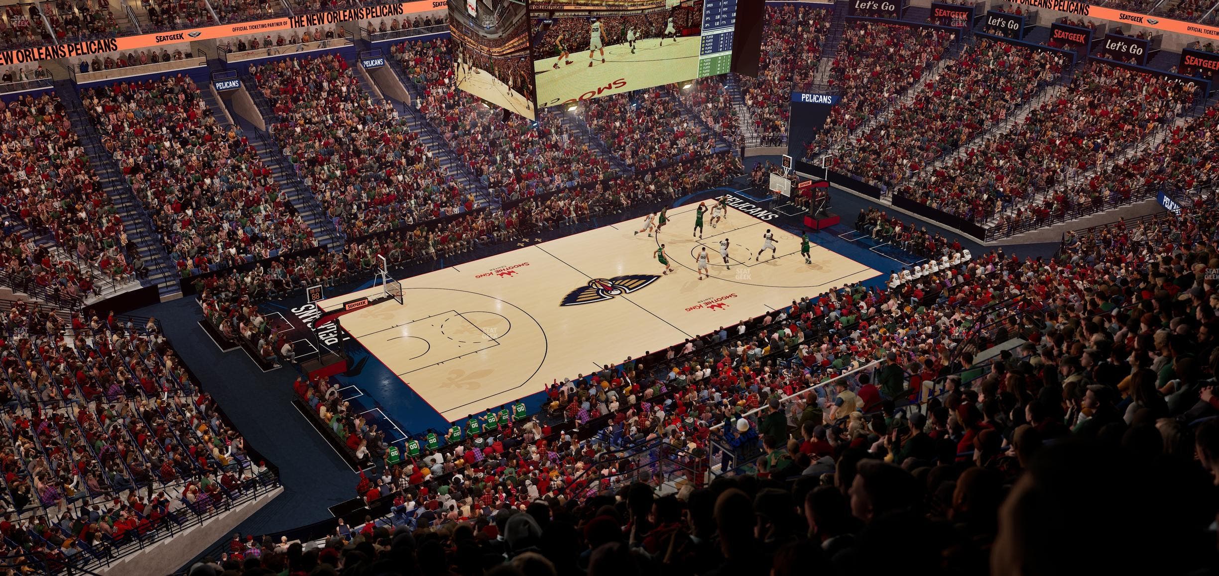 Smoothie King Center - Section 319 Seat View