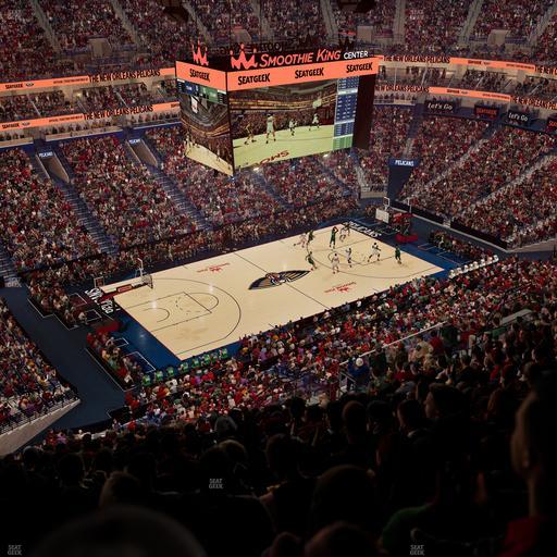 Smoothie King Center - Section 319 Seat View