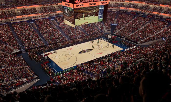 Smoothie King Center - Section 319 Seat View