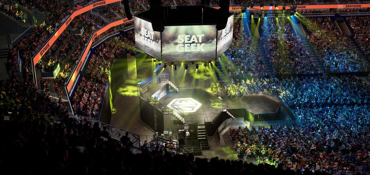 Smoothie King Center - Section 319 Seat View