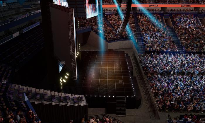 Smoothie King Center - Section 319 Seat View