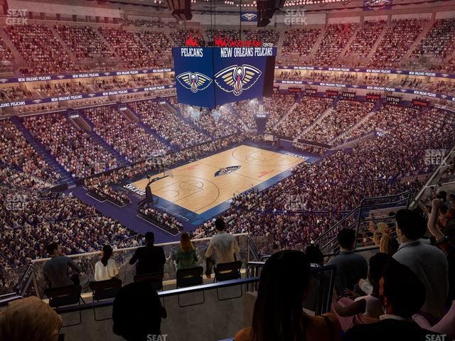 Smoothie King Center - Section 320 Seat View