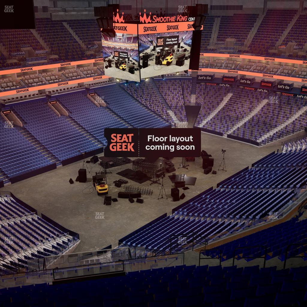 Smoothie King Center - Section 320 Seat View