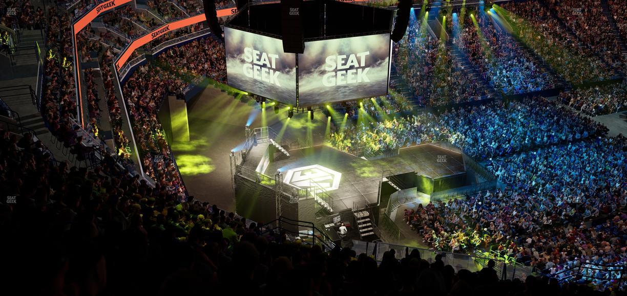 Smoothie King Center - Section 320 Seat View