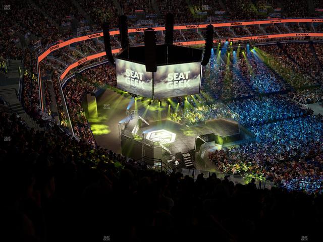 Smoothie King Center - Section 320 Seat View