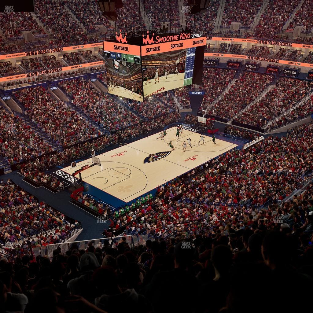 Smoothie King Center - Section 320 Seat View